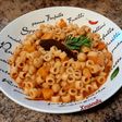 💯 Ζυμαρικά με ρεβίθια (Pasta e Ceci)