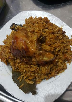 صورة لوصفة رز بسمتي بالفراخ المبهره