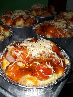 Foto resep Puding roti gurih 🥪