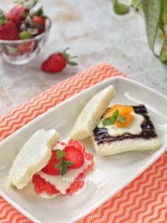 Foto resep Mini Fruit Sandwich / Sandwich Canape