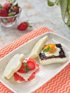 Foto resep Mini Fruit Sandwich / Sandwich Canape