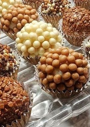 صورة لوصفة لي تروف بالشوكولا