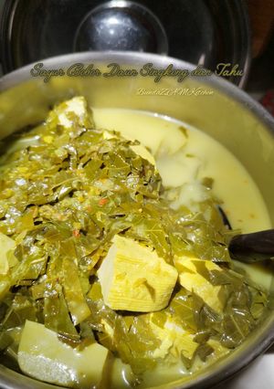 Foto resep Bobor Daun Singkong dan Tahu