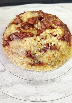 Une photo de Bowl cake aux pépites de chocolat