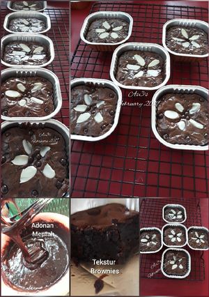 Foto resep THE REAL BROWNIES ~ Chewy & Fudgy