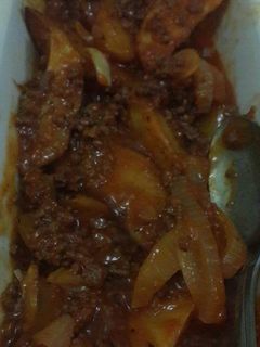 Foto resep KENTANG GORENG SAOS BOLOGNAISE.... BY. Dapoer Linggar
