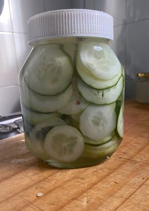 Una foto de Pepino en vinagre