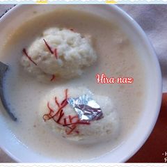 A picture of RAS MALAI yummmy😋.