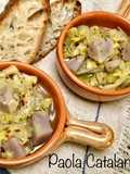 Verza e patate viola