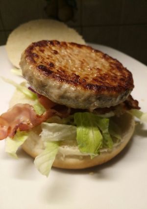 A picture of Veal and Parmesan Burger.
