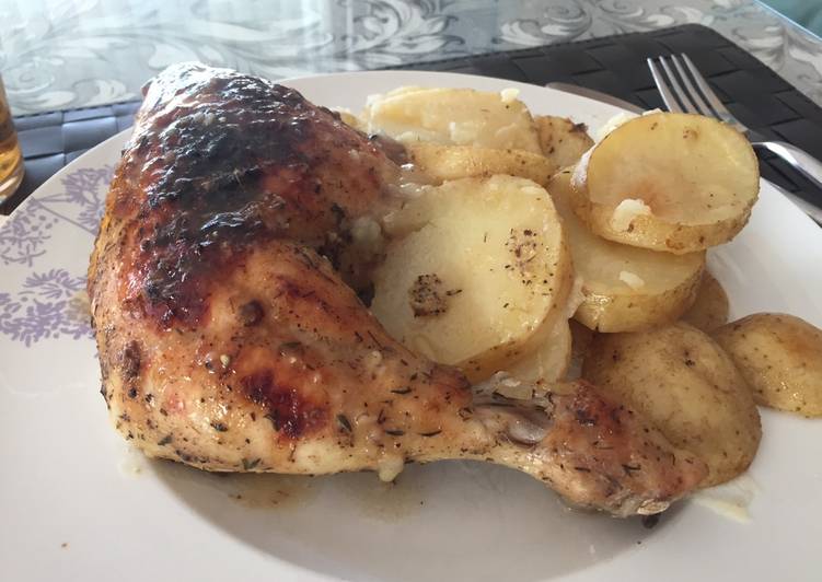 Pollo dorado a la mostaza Receta de Ramón Esteban López - Cookpad