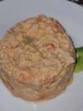 Ensaladilla de merluza y langostinos
