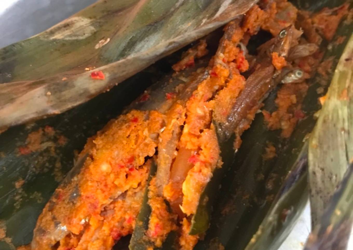 Pepes Ikan Pindang Teri