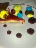 Coulis de frambuesa con menta
