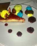 Coulis de frambuesa con menta