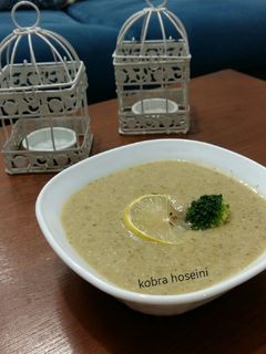 عکسی از دستور سوپ کلم بروکلی (بروکسل)