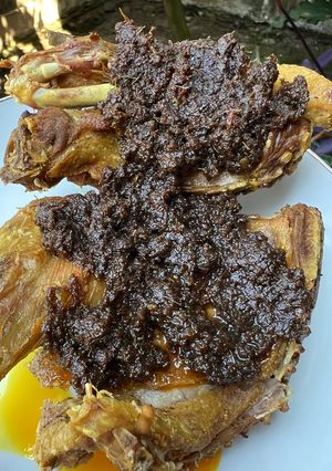Foto resep Bumbu hitam madura ala bebek bumbu hitam
