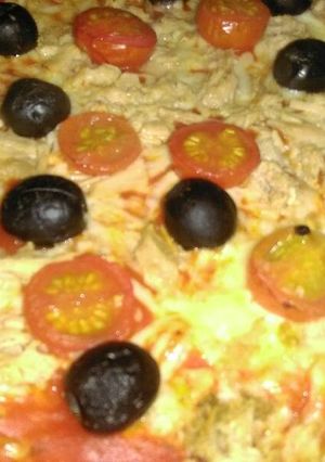 Foto principal de Pizza con base de coliflor