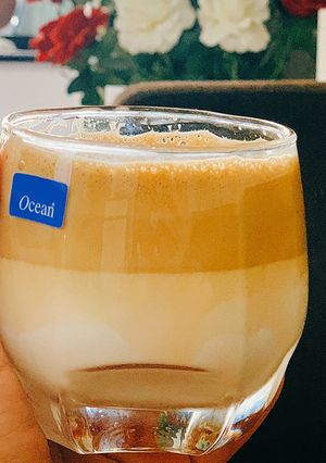 Hình của món Cafe bọt biển sữa tươi.