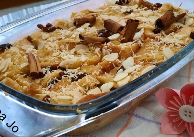 Resep Bread Pudding Puding Roti Tawar Yang Enak
