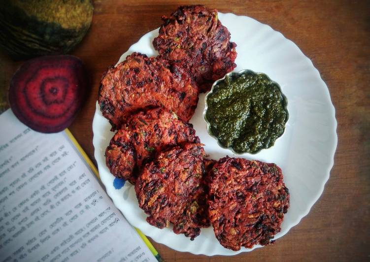 Beetroot kebabs