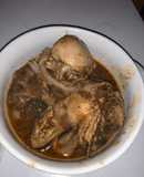 Scallions chicken pepper soup