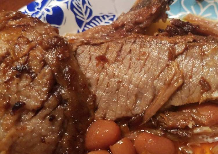 Recipe of Homemade Tommie&#39;s roasted oven brisket