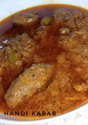 A picture of Handi kabab.