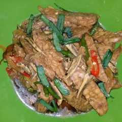 A picture of Orek tempe teri kuah 😄😄.