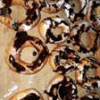 Rosquillas bañadas en chocolate