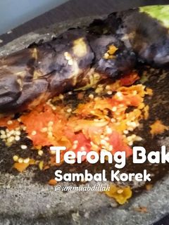 Foto resep Terong Bakar Sambal Korek