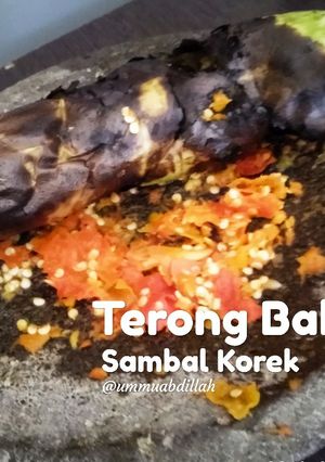Foto resep Terong Bakar Sambal Korek