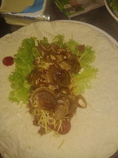 Una foto de Burrito con carne molida