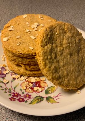 Mogyoróvajas digestive keksz recept fotója