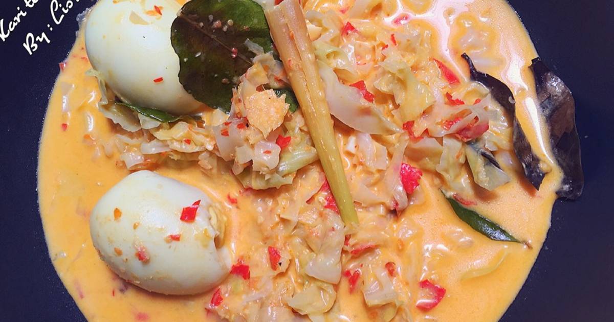 Resep Kari Telur Sayur Kol Oleh Lis Achmadi Cookpad