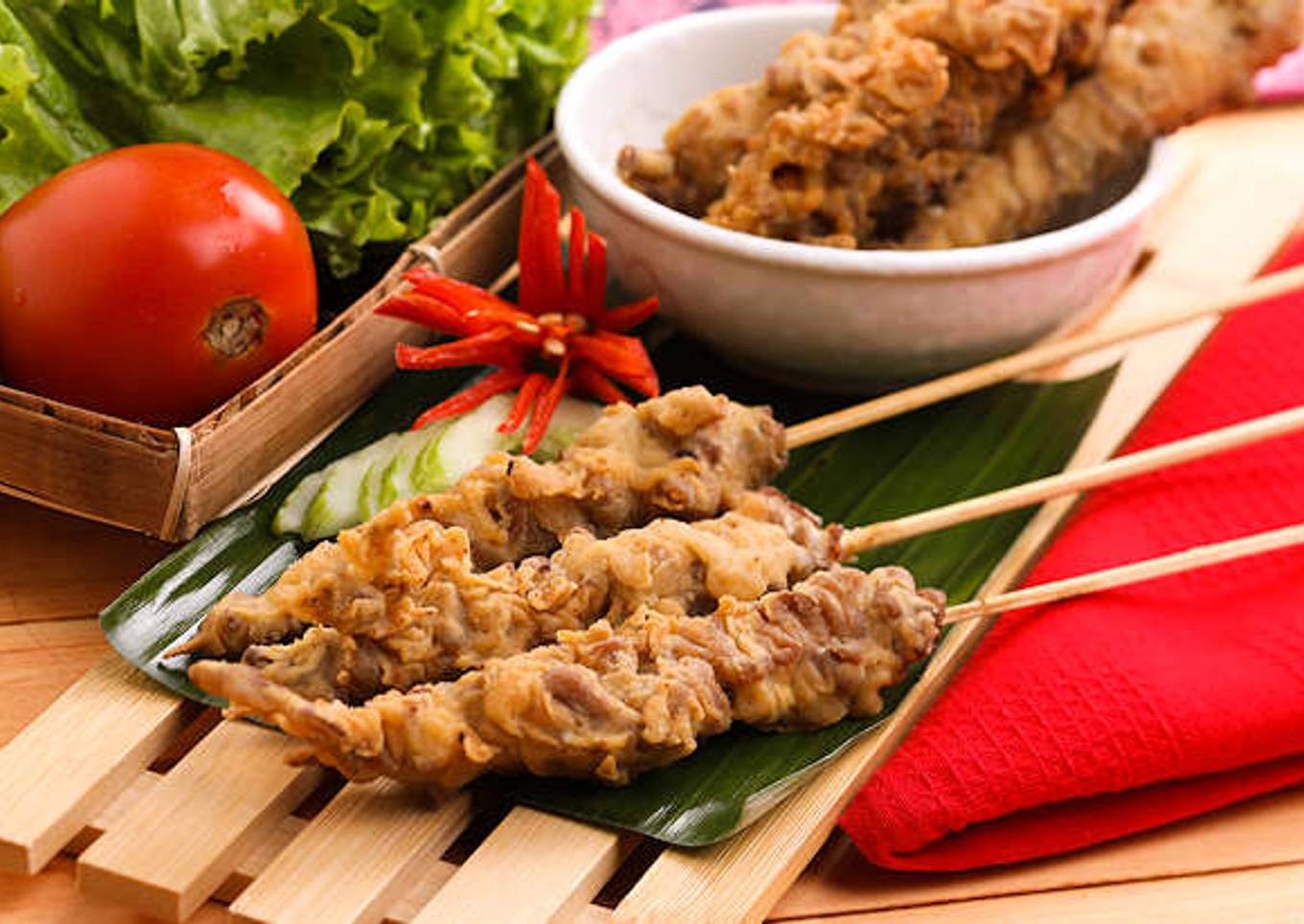 Resep Sate Usus Goreng Pedas