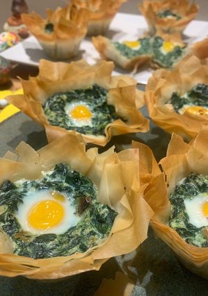 Foto di Mini “pasqualine” di pasta fillo