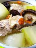 (Rice Cooker) Winter Melon and Pork Rib Soup