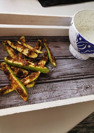 Grillezett cukkini cheddar - ral🥒🧀 recept fotója