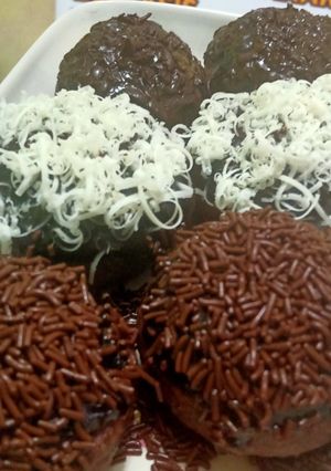 Foto resep Donat black forest