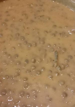 Lencsefőzelék recept fotója