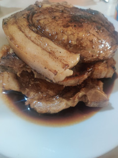 A picture of Balsamic Glazed Brined Pork Chops.