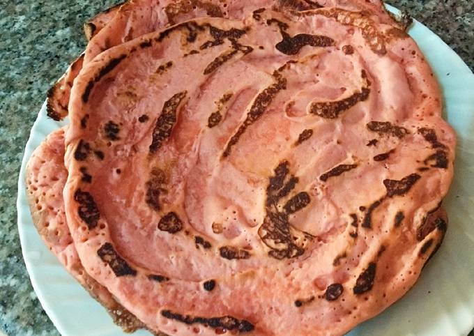 Red velvet pancakes Recipe