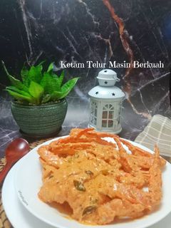 Gambar Ketam Telur Masin Berkuah