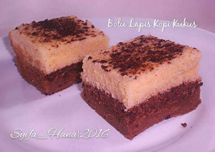 Bolu Lapis Kopi Kukus