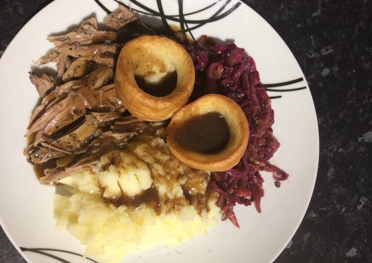 Recipe of Perfect Slow cooker minted lamb leg