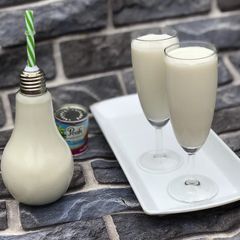 A picture of Sweet potato and coconut drink.