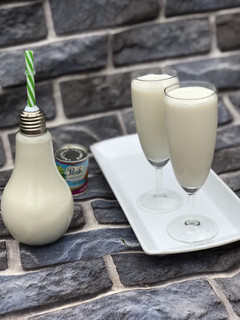 A picture of Sweet potato and coconut drink.