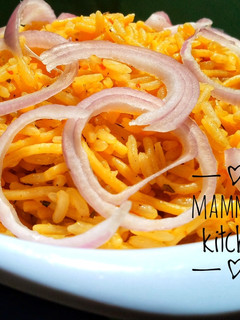 A picture of Rice and spaghetti jollof.