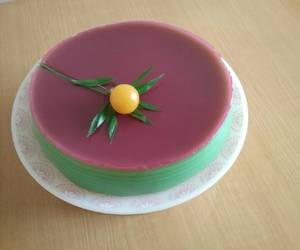 Masakan Populer Kue lapis bulat lembut kenyal tepung tapioka &amp;amp; tepung beras Gurih Mantul